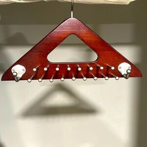Solid Wood Tie Holder for Closet